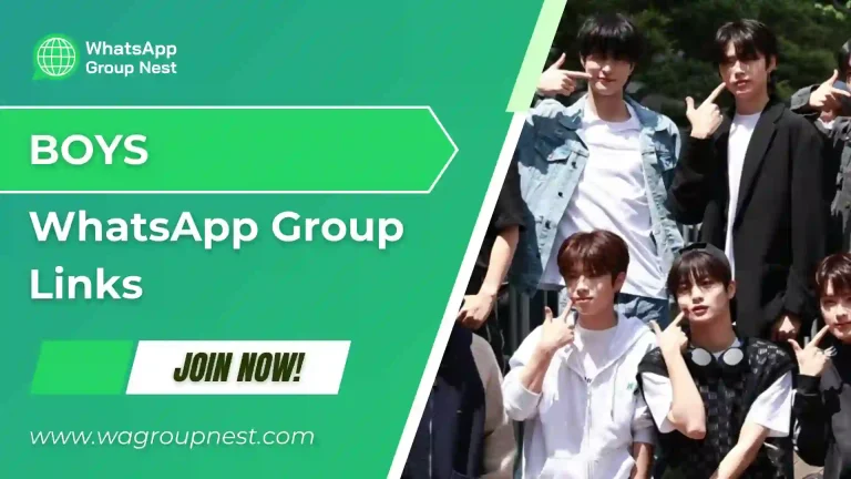 Boys WhatsApp Group Links